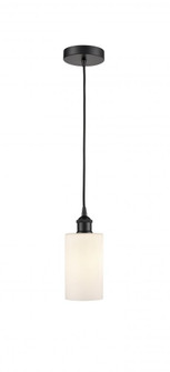 Clymer - 1 Light - 4 inch - Matte Black - Cord hung - Mini Pendant (3442|616-1P-BK-G801-LED)