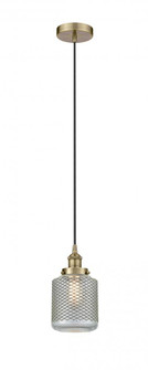 Stanton - 1 Light - 6 inch - Antique Brass - Cord hung - Mini Pendant (3442|616-1PH-AB-G262)