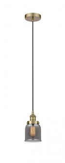 Bell - 1 Light - 5 inch - Antique Brass - Cord hung - Mini Pendant (3442|616-1PH-AB-G53)