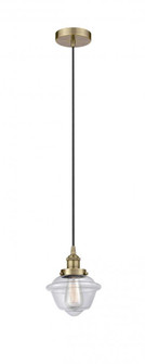 Oxford - 1 Light - 7 inch - Antique Brass - Cord hung - Mini Pendant (3442|616-1PH-AB-G532)