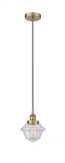 Oxford - 1 Light - 7 inch - Antique Brass - Cord hung - Mini Pendant (3442|616-1PH-AB-G534-LED)