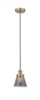 Cone - 1 Light - 6 inch - Antique Brass - Cord hung - Mini Pendant (3442|616-1PH-AB-G63)