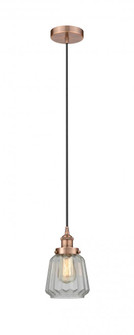 Chatham - 1 Light - 7 inch - Antique Copper - Cord hung - Mini Pendant (3442|616-1PH-AC-G142)