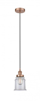 Canton - 1 Light - 6 inch - Antique Copper - Cord hung - Mini Pendant (3442|616-1PH-AC-G182-LED)