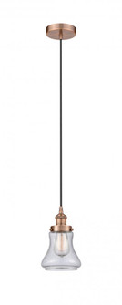 Bellmont - 1 Light - 6 inch - Antique Copper - Cord hung - Mini Pendant (3442|616-1PH-AC-G194-LED)