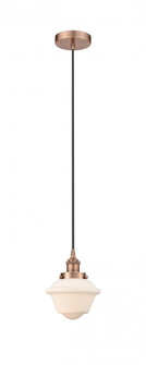 Oxford - 1 Light - 7 inch - Antique Copper - Cord hung - Mini Pendant (3442|616-1PH-AC-G531)