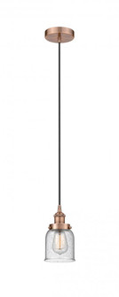 Bell - 1 Light - 5 inch - Antique Copper - Cord hung - Mini Pendant (3442|616-1PH-AC-G54-LED)