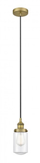 Dover - 1 Light - 5 inch - Brushed Brass - Cord hung - Mini Pendant (3442|616-1PH-BB-G312-LED)