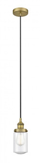 Dover - 1 Light - 5 inch - Brushed Brass - Cord hung - Mini Pendant (3442|616-1PH-BB-G314)