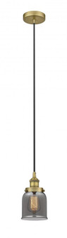 Bell - 1 Light - 5 inch - Brushed Brass - Cord hung - Mini Pendant (3442|616-1PH-BB-G53)