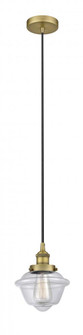 Oxford - 1 Light - 7 inch - Brushed Brass - Cord hung - Mini Pendant (3442|616-1PH-BB-G532)