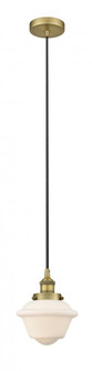Oxford - 1 Light - 7 inch - Brushed Brass - Cord hung - Mini Pendant (3442|616-1PH-BB-G531-LED)