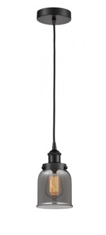 Bell - 1 Light - 5 inch - Matte Black - Cord hung - Mini Pendant (3442|616-1PH-BK-G53-LED)