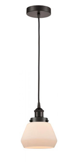Fulton - 1 Light - 7 inch - Oil Rubbed Bronze - Cord hung - Mini Pendant (3442|616-1PH-OB-G171)