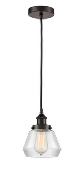 Fulton - 1 Light - 7 inch - Oil Rubbed Bronze - Cord hung - Mini Pendant (3442|616-1PH-OB-G172)