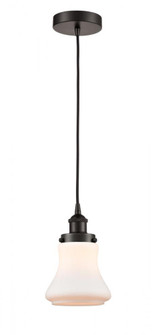 Bellmont - 1 Light - 6 inch - Oil Rubbed Bronze - Cord hung - Mini Pendant (3442|616-1PH-OB-G191-LED)