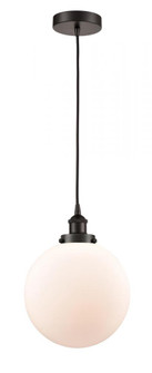 Beacon - 1 Light - 10 inch - Oil Rubbed Bronze - Cord hung - Mini Pendant (3442|616-1PH-OB-G201-10-LED)