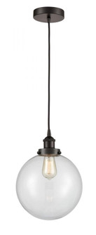 Beacon - 1 Light - 10 inch - Oil Rubbed Bronze - Cord hung - Mini Pendant (3442|616-1PH-OB-G202-10-LED)