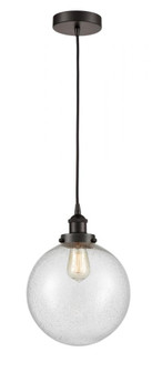Beacon - 1 Light - 10 inch - Oil Rubbed Bronze - Cord hung - Mini Pendant (3442|616-1PH-OB-G204-10)