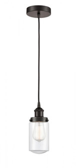 Dover - 1 Light - 5 inch - Oil Rubbed Bronze - Cord hung - Mini Pendant (3442|616-1PH-OB-G312)