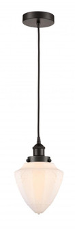 Bullet - 1 Light - 7 inch - Oil Rubbed Bronze - Cord hung - Mini Pendant (3442|616-1PH-OB-G661-7)