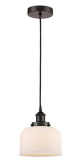 Bell - 1 Light - 8 inch - Oil Rubbed Bronze - Cord hung - Mini Pendant (3442|616-1PH-OB-G71)