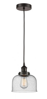 Bell - 1 Light - 8 inch - Oil Rubbed Bronze - Cord hung - Mini Pendant (3442|616-1PH-OB-G74-LED)