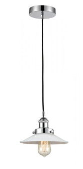 Halophane - 1 Light - 9 inch - Polished Chrome - Cord hung - Mini Pendant (3442|616-1PH-PC-G1)