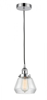 Fulton - 1 Light - 7 inch - Polished Chrome - Cord hung - Mini Pendant (3442|616-1PH-PC-G172)