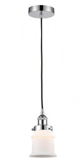 Canton - 1 Light - 5 inch - Polished Chrome - Cord hung - Mini Pendant (3442|616-1PH-PC-G181S-LED)