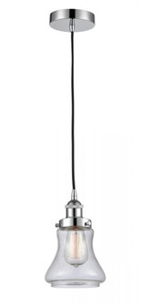 Bellmont - 1 Light - 6 inch - Polished Chrome - Cord hung - Mini Pendant (3442|616-1PH-PC-G194)