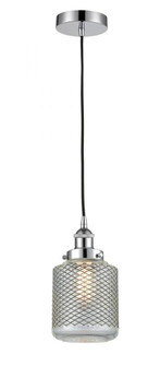 Stanton - 1 Light - 6 inch - Polished Chrome - Cord hung - Mini Pendant (3442|616-1PH-PC-G262)