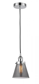 Cone - 1 Light - 6 inch - Polished Chrome - Cord hung - Mini Pendant (3442|616-1PH-PC-G63-LED)