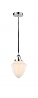 Bullet - 1 Light - 7 inch - Polished Chrome - Cord hung - Mini Pendant (3442|616-1PH-PC-G661-7-LED)