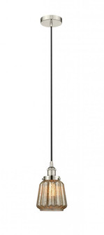 Chatham - 1 Light - 7 inch - Polished Nickel - Cord hung - Mini Pendant (3442|616-1PH-PN-G146-LED)