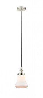 Bellmont - 1 Light - 6 inch - Polished Nickel - Cord hung - Mini Pendant (3442|616-1PH-PN-G191)