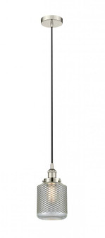 Stanton - 1 Light - 6 inch - Polished Nickel - Cord hung - Mini Pendant (3442|616-1PH-PN-G262)