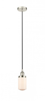 Dover - 1 Light - 5 inch - Polished Nickel - Cord hung - Mini Pendant (3442|616-1PH-PN-G311)
