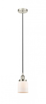 Bell - 1 Light - 5 inch - Polished Nickel - Cord hung - Mini Pendant (3442|616-1PH-PN-G51-LED)