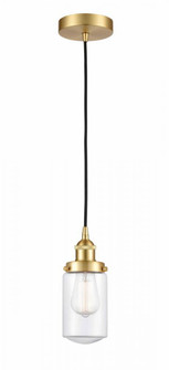 Dover - 1 Light - 5 inch - Satin Gold - Cord hung - Mini Pendant (3442|616-1PH-SG-G312)