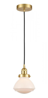 Olean - 1 Light - 7 inch - Satin Gold - Cord hung - Mini Pendant (3442|616-1PH-SG-G321-LED)