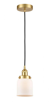 Bell - 1 Light - 5 inch - Satin Gold - Cord hung - Mini Pendant (3442|616-1PH-SG-G51-LED)