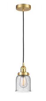 Bell - 1 Light - 5 inch - Satin Gold - Cord hung - Mini Pendant (3442|616-1PH-SG-G54-LED)