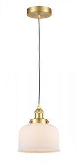 Bell - 1 Light - 8 inch - Satin Gold - Cord hung - Mini Pendant (3442|616-1PH-SG-G71)