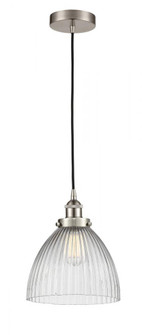 Seneca Falls - 1 Light - 10 inch - Brushed Satin Nickel - Cord hung - Mini Pendant (3442|616-1PH-SN-G222-LED)