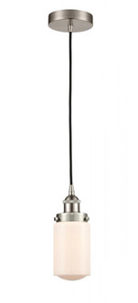 Dover - 1 Light - 5 inch - Brushed Satin Nickel - Cord hung - Mini Pendant (3442|616-1PH-SN-G311-LED)