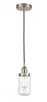 Dover - 1 Light - 5 inch - Brushed Satin Nickel - Cord hung - Mini Pendant (3442|616-1PH-SN-G312)
