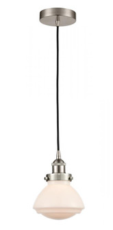 Olean - 1 Light - 7 inch - Brushed Satin Nickel - Cord hung - Mini Pendant (3442|616-1PH-SN-G321)