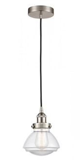 Olean - 1 Light - 7 inch - Brushed Satin Nickel - Cord hung - Mini Pendant (3442|616-1PH-SN-G322)