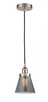 Cone - 1 Light - 6 inch - Brushed Satin Nickel - Cord hung - Mini Pendant (3442|616-1PH-SN-G63)